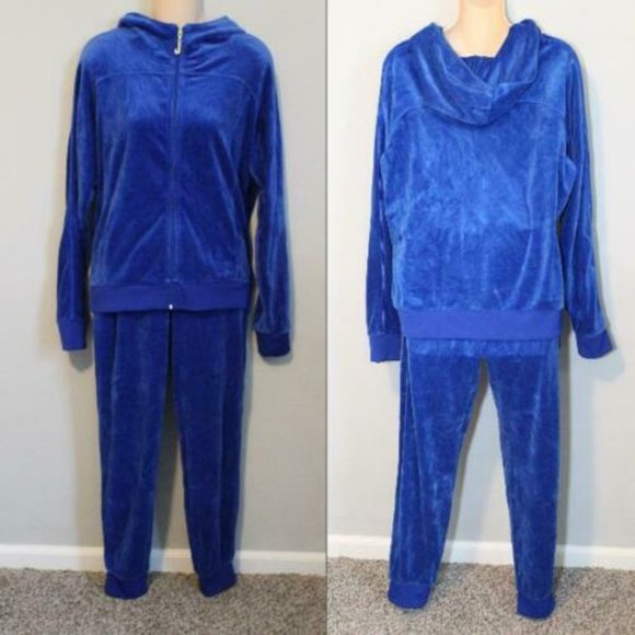 Juicy Couture Velour Set Jacket Pants  H10920 - Picture 7 of 12